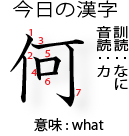 Hari ini kanji