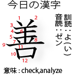 今日の漢字