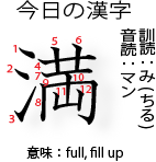 Hari ini kanji